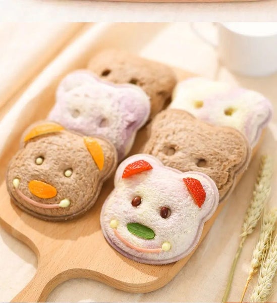 Kitchen Breakfast Bear Sandwich Mold Bread Biscuit Embosser #ca34 Carousel 10