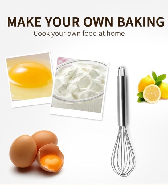 Egg Whisk Stainless Steel Egg Whisk #DF520-1 Carousel 1