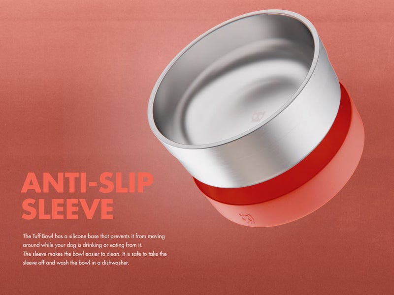 ZEE.DOG TUFF BOWL - CORAL Carousel 1