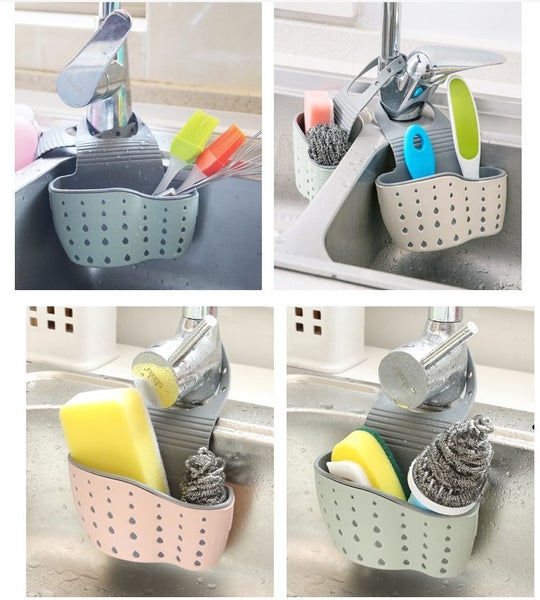 1pc Sink Faucet Drain Basket Hanging Bag Without Punching #DG109 Carousel 7