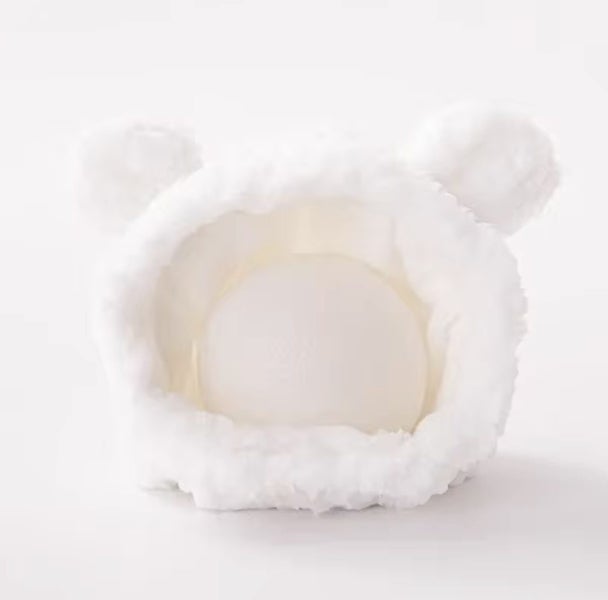 Dog costume pet costume CUTE costume Hat whiteBEAR for small dog and cats Carousel 3