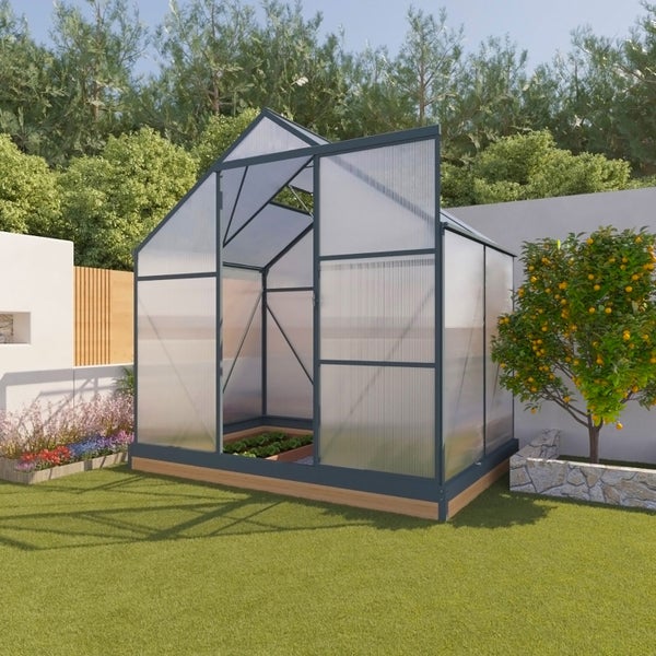 GREENHOUSE 6mm Twin Wall 2230 x 1540 x 2150mm Carousel 1