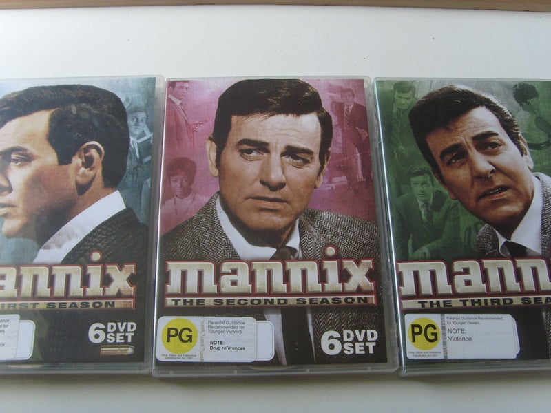 Mannix The First Season The Second Season The Third Season 18 DVDs 60 + Hours!629433465542431128