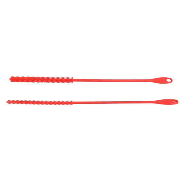 reusable silicone straw cleaner 2Pcs Straw Cleaner Brush Silicone High Density Carousel 1