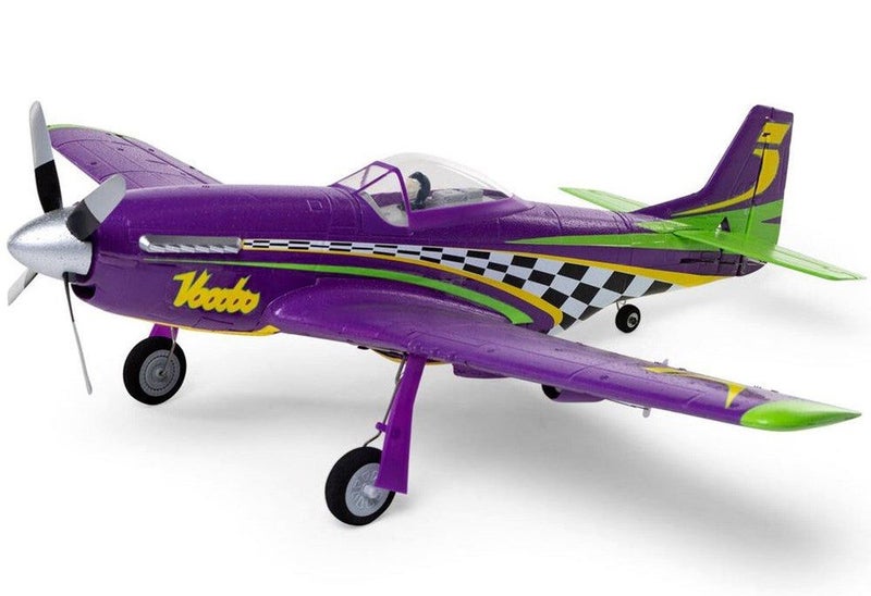 E-flite EFLU4350 UMX P-51D Voodoo BNF Basic with AS3X and SAFE Select Carousel 1
