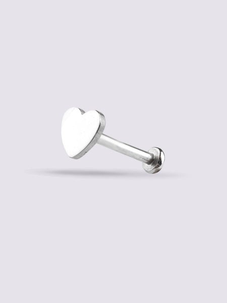 Heart Ear Stud 18G Carousel 1