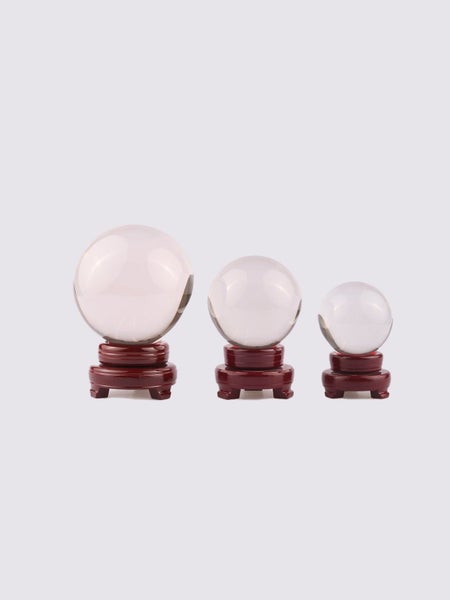 130mm crystal ball with stand Carousel 3