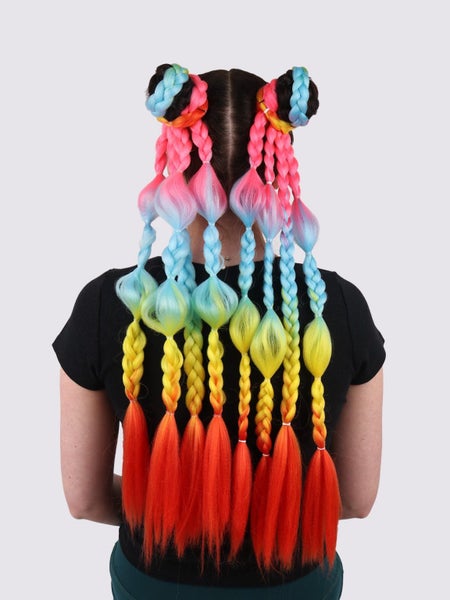 Synthetic Pre-Braided Festival Hair Carousel 1