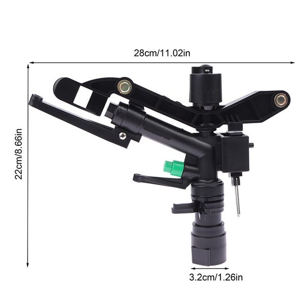 1' DN25 Female Thread Plastic 360 Long Rocker Sprinkler Carousel 6