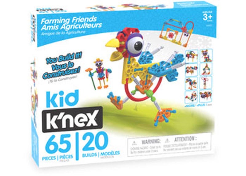 K'Nex Kid K'nex Farmin' Friends Building Set Carousel 1