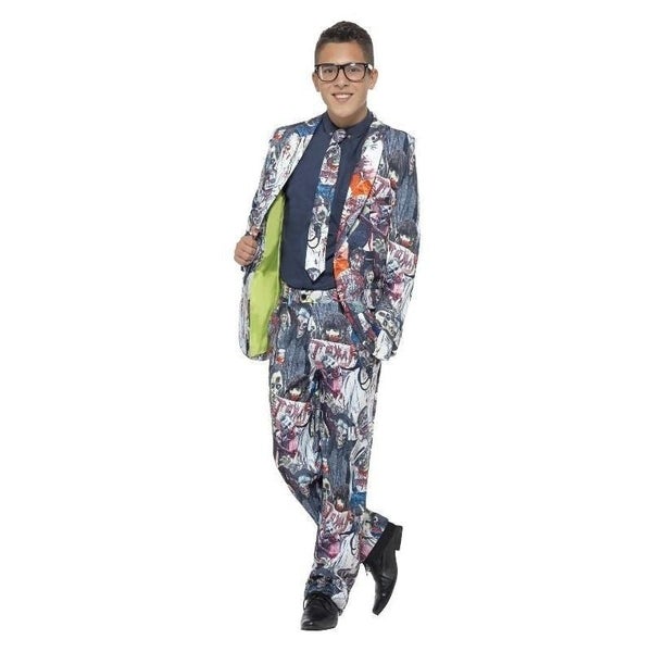 Zombie Suit Teen Costume Carousel 1