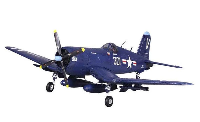 FMS F4U Corsair V3 6ch Blue 1400mm (55") Wingspan With Reflex v2 Stabilizer Carousel 1
