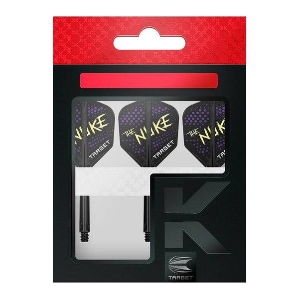 Target Darts Luke Littler K-Flex Moulded Flight & Shaft No.6 Set of 3 Carousel 1