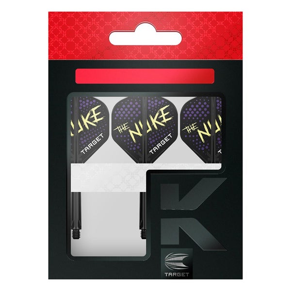 Target Darts Luke Littler K-Flex Moulded Flight & Shaft No.2 Set of 3 Carousel 1
