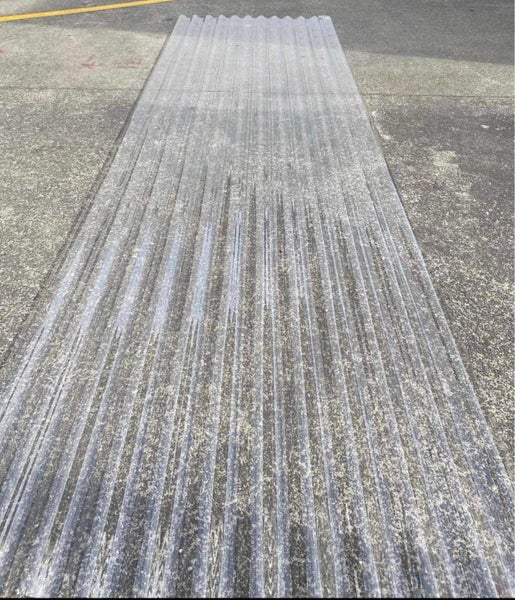 1.8M Length - Colour Clear - Corrugated Profile, Polycarbonate Roofing Sheet Carousel 1