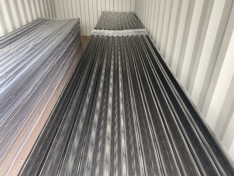 1.8M Length - Colour Bronze - Corrugated Profile, Polycarbonate Roofing Sheet Carousel 19