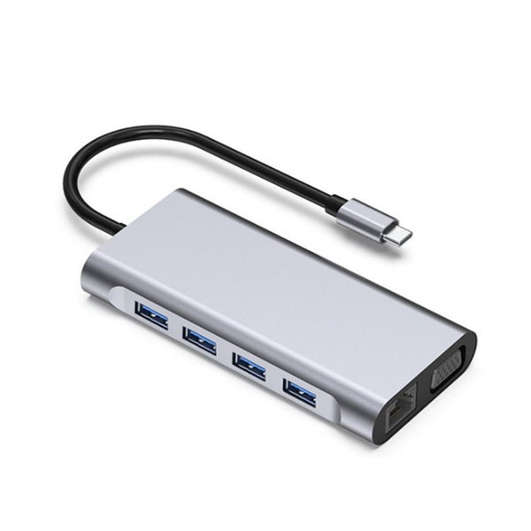 Docking Station Dual Monitor 11 in 1 USB Type C Hub Adapter 3.5mm Dock Carousel 2