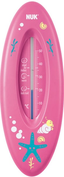NUK: Submarine Bath Thermometer - Pink Carousel 1