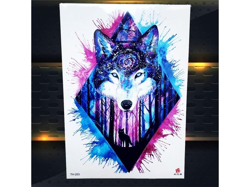 Magical Forest Jaguar Tree Panther Leopard Heart Tattoo Stickers Carousel 1