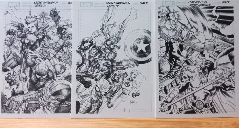 Rare 2011 MARVEL UNIVERSE ARTIST DRAFT AD1-AD9 Set Mint/Near Mint- !!! SALE !!! Carousel 6