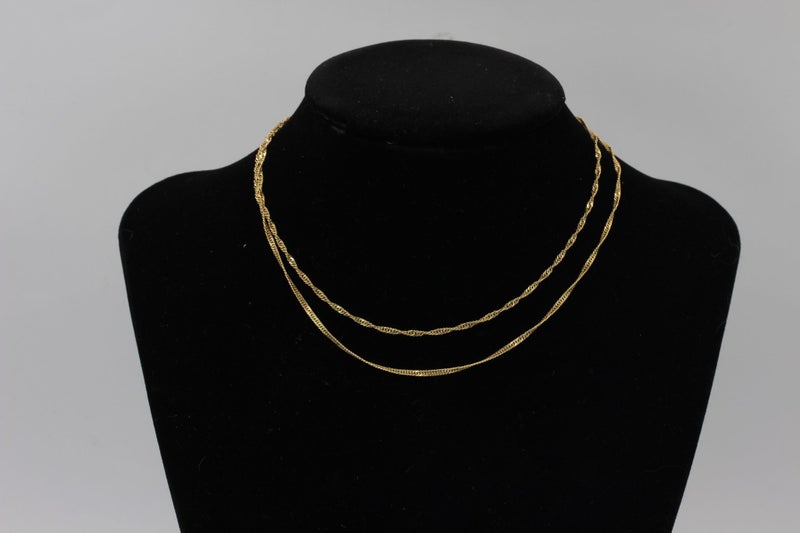 18ct Gold ‘Singapore’ chain Carousel 5