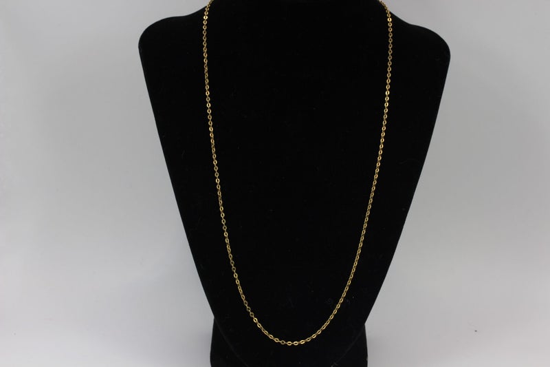 Long 18ct Gold ‘Cable’ chain Carousel 6