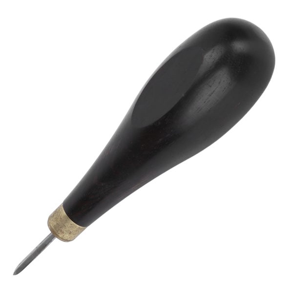 leather sewing awl Rhombus Awl 5mm/6mm Professional Mahogany Handle Sandalwood Carousel 1