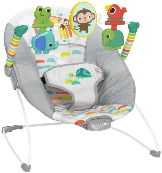 Bright Starts: Playful Paradise Vibrating Bouncer Carousel 1