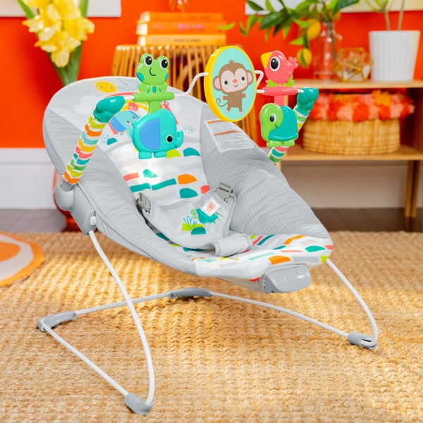 Bright Starts: Playful Paradise Vibrating Bouncer Carousel 2