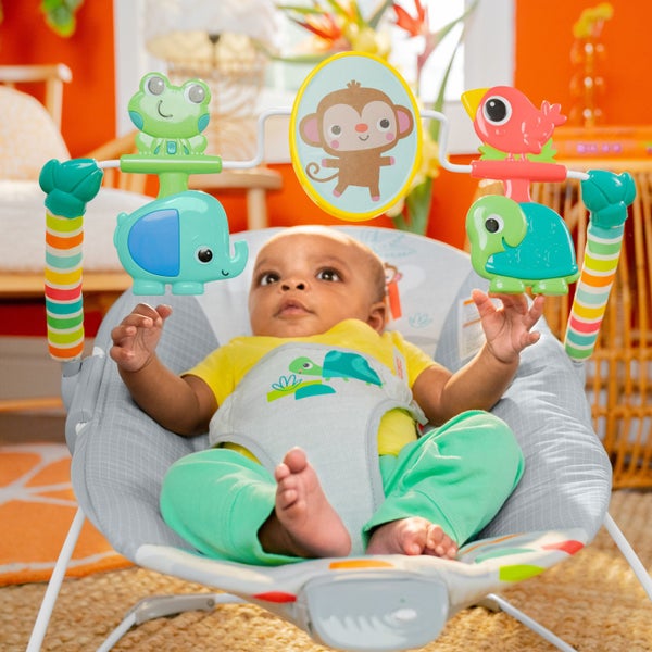 Bright Starts: Playful Paradise Vibrating Bouncer Carousel 5