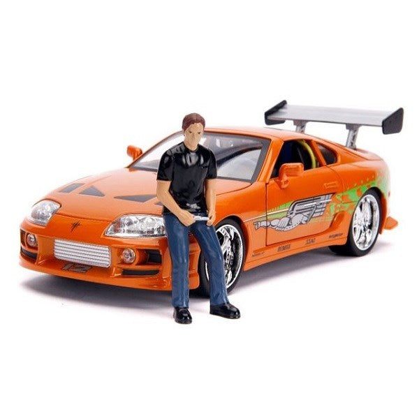 Jada 31139 1/18 1995 Toyota Supra Mk.4 w/Brian Figurine and Working Lights - ... Carousel 1