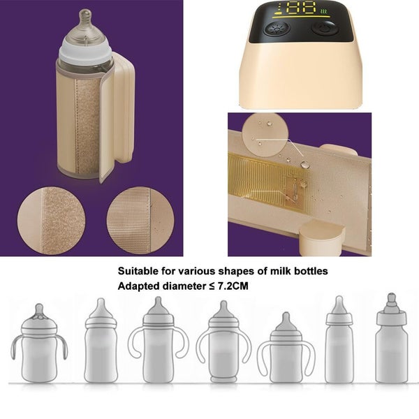 Milk Bottle Insulation Covers 6 Levels, Bottle Warmer Carousel 7