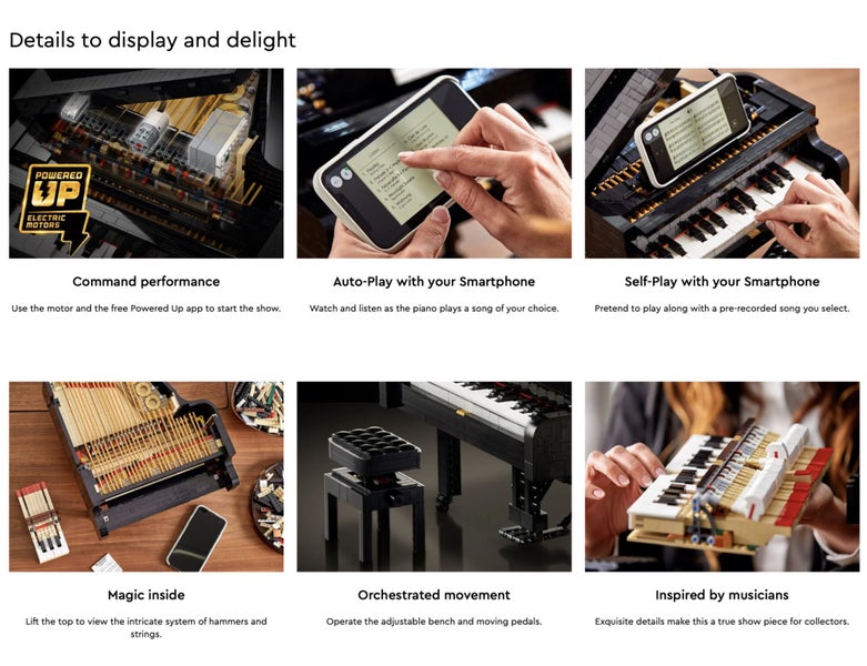 LEGO Ideas Grand Piano 21323 Carousel 20