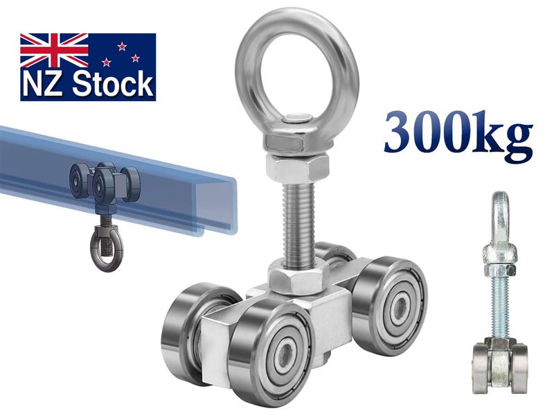 New 4 Wheel Unistrut Trolley Rollers Carousel 1