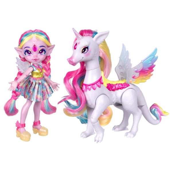Magic Mixies Pixlings Doll & Unicorn Pegasus Carousel 1