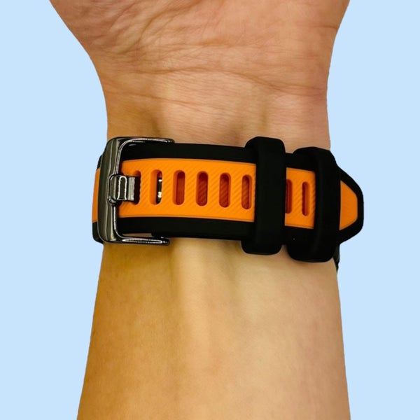 Garmin Forerunner 745 Dual Colour Silicone Watch Straps Carousel 2