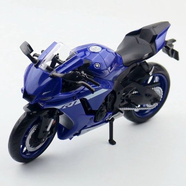 1/12 Scale Yamaha YZF-R1M Motorcycle Model Toy Alloy Diecast Carousel 1