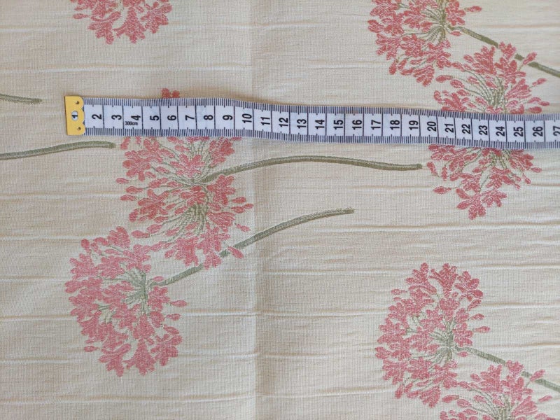 Patterned Cream Upholstery Fabric Carousel 2