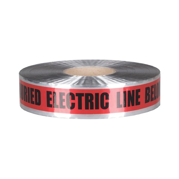 STANWAY 333m Red Electric Line Warning Tape Carousel 1