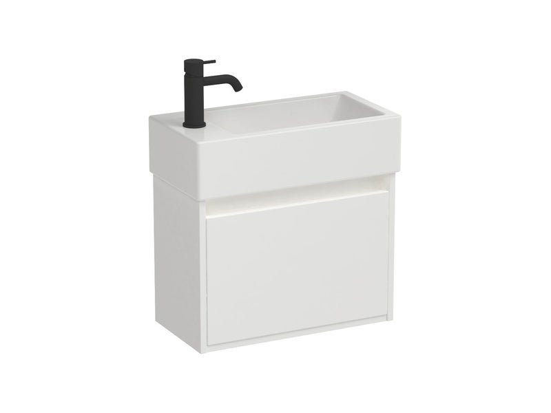Prava 500 Wall Vanity in White Velvet *Second* Was $899 Carousel 1