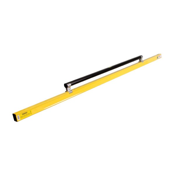 STANWAY 1800mm Yellow Aluminium Concrete Screed with Vial Carousel 1