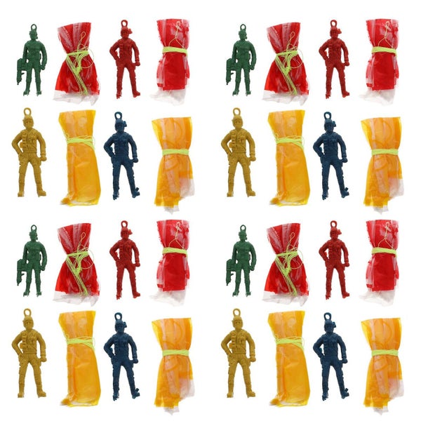 30 Pcs Outdoor Toys Children Plaything Parachute Plaything Mini Parachute Flyin Carousel 1