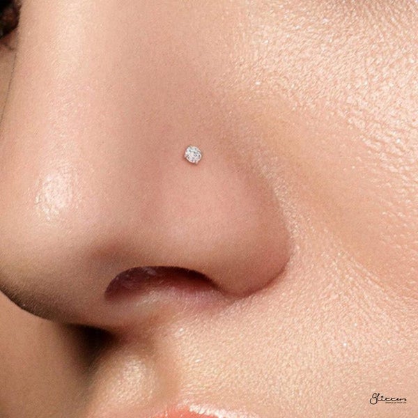 Sterling Silver Bendable Nose Studs Carousel 2