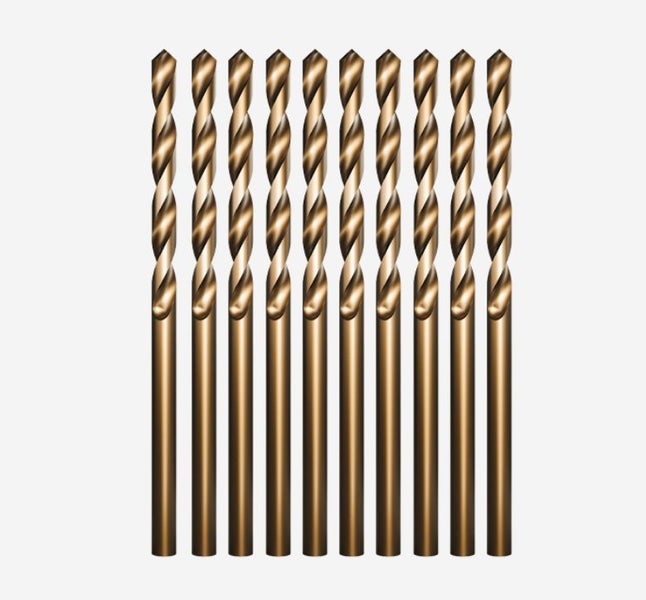 10PCS 1mm HSS Drill Bit M35 For Stainless Steel Drilling Metalworking Carousel 1