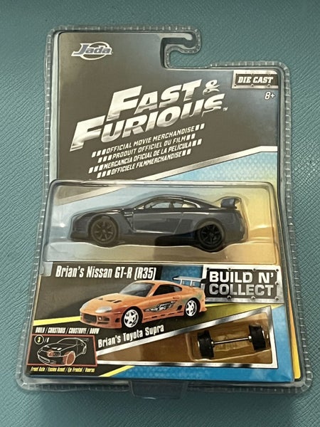 Jada ~ Fast & Furious Build N' Collect ~ Brian's Nissan GT-R R35 [1:55] Carousel 1