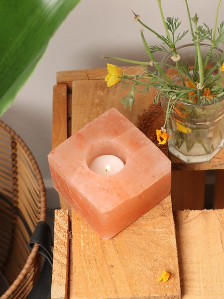Salt Tea Light Cube Carousel 1