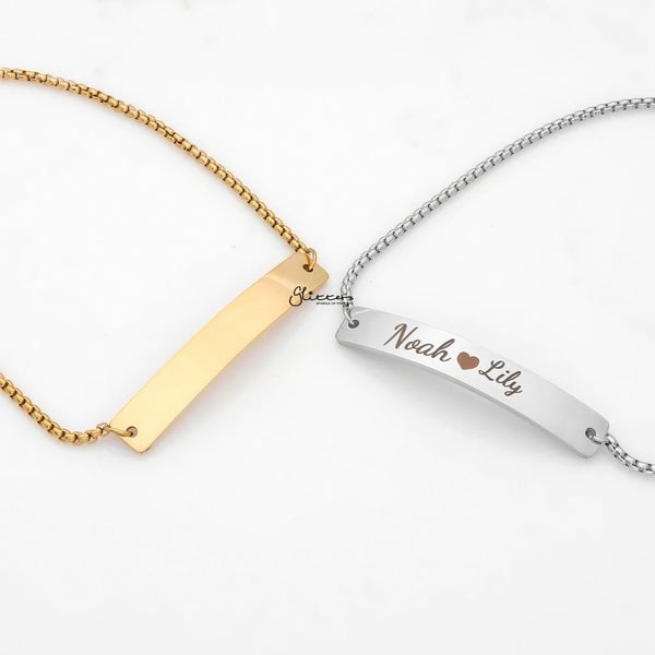 Personalised Stainless Steel ID Bracelet Carousel 2