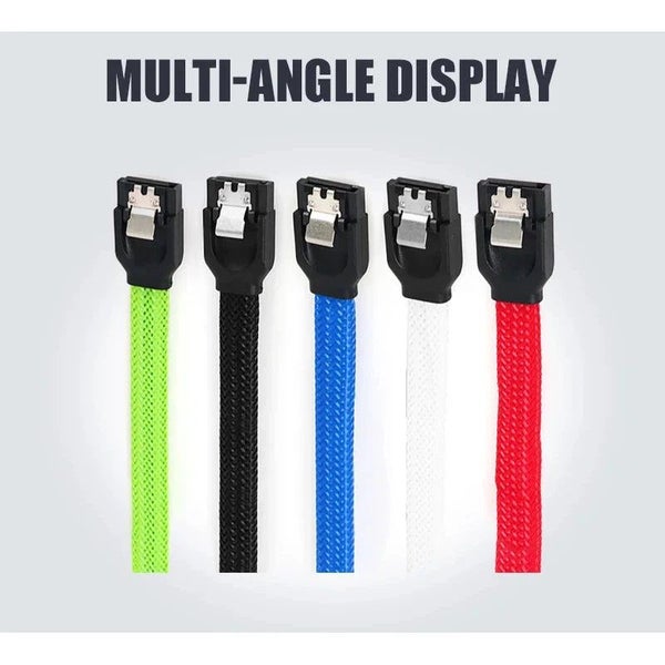 Lecolli SATA 3.0 III SATA3 7pin Data Cable 6Gb/S SSD Cables HDD Hard Disk Dri... Carousel 2