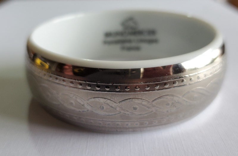 Bruno Mercier Limoges Platinum & Porcelain BANGLE Carousel 2