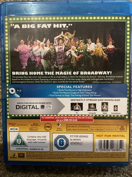 SHREK THE MUSICAL BLURAY Carousel 2
